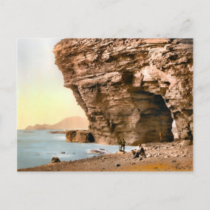 Vintage Menawn Cliffs County Mayo Irland Postkarte