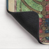 Vintage Menorah, Lichtfestival Happy Hanukkah Mousepad (Ecke)