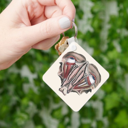 Vintage menschliche Anatomie, Augen Schlüsselanhänger (Hand)