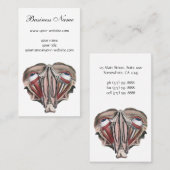 Vintage menschliche Anatomie, Augen Visitenkarte (Vorne/Hinten)