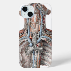 Vintage menschliche Anatomie Kehle, Hals, Brust, R Case-Mate iPhone Hülle