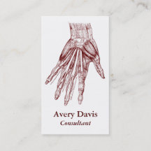 Vintage menschliche Anatomie-Kunst-Hand Muscles