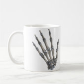 Vintage menschliche Anatomie, Skelettfächer Kaffeetasse (Links)