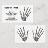 Vintage menschliche Anatomie, Skelettfächer Visitenkarte (Vorne/Hinten)