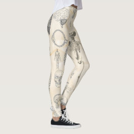 Vintage menschliche Anatomie Trendy Leggings