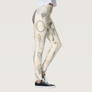 Vintage menschliche Anatomie Trendy Leggings