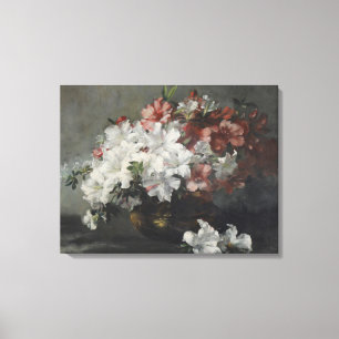 Vintage Menshausen-Labriola Stillleben von Blume Leinwanddruck