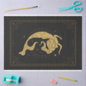 Vintage Mermaid Horiscope Pisces Decoupage Seidenpapier (Basteln)