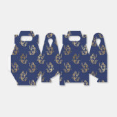 Vintage Mermaid in Blau und Gold Geschenkschachtel (Ungefaltet)