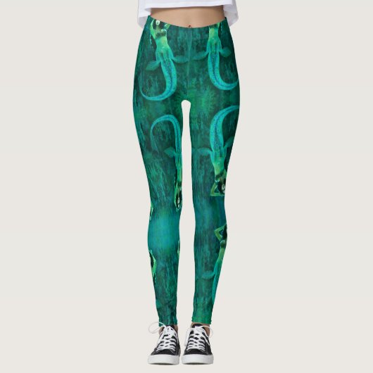 Vintage Mermaid-Leggings Leggings (Vorderseite)