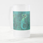 Vintage Mermaid Mattierte Tasse (Vorderseite Links)