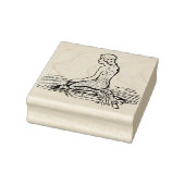Vintage Mermaid Rubber-Briefmarke Gummistempel (Stempel)