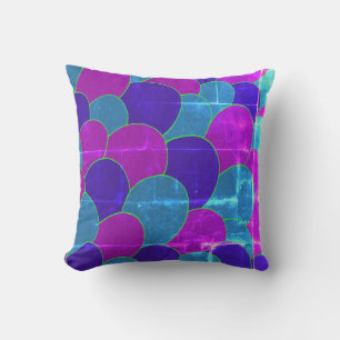 Vintage Mermaid-Skala Throw-Kissen Kissen
