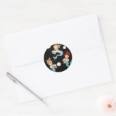 Vintage Mermaids Runder Aufkleber (Umschlag)