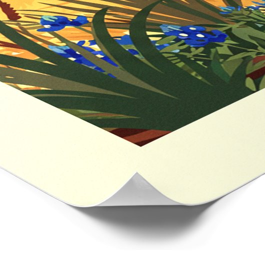 Vintage Mesquite Texas Poster (Ecke)