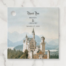 Vintage Messe Burg Rustikale Waldhochzeit Geschenkanhänger