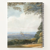 Vintage Messe Burg Rustikale Waldhochzeit Notizblock (Rückseite)