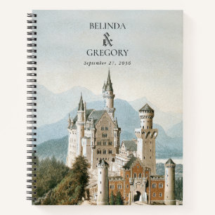 Vintage Messe Burg Rustikale Waldhochzeit Notizblock