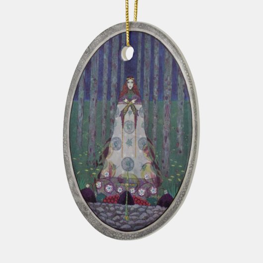 Vintage Messe Kunst Keramik Ornament (Links)