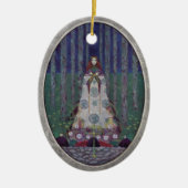 Vintage Messe Kunst Keramik Ornament (Vorne)