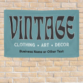 Vintage Messe oder Flohmarkt Banner