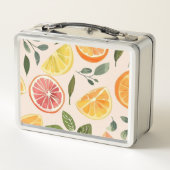 Vintage-Metall-Lunchbox Metall Brotdose (Rückseite)