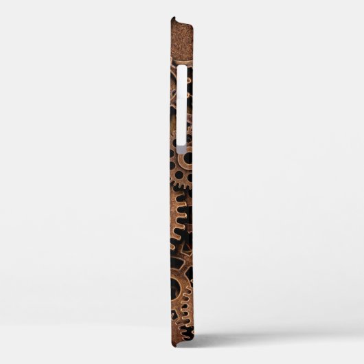 Vintage Metallmessgeräte Case-Mate iPhone Hülle (Rückseite / Links)