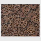 Vintage Metallmessgeräte Geschenkpapier (Flach)