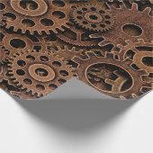 Vintage Metallmessgeräte Geschenkpapier (Ecke)