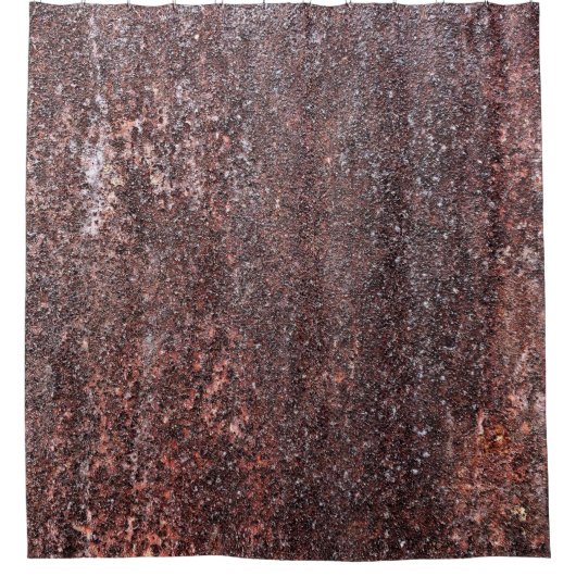 Vintage Metallstruktur mit Kratzern und Risse Duschvorhang (Vorderseite)