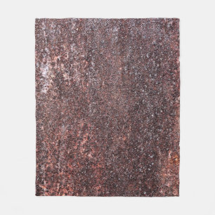 Vintage Metallstruktur mit Kratzern und Risse Fleecedecke