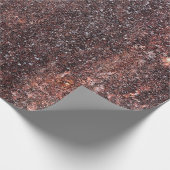 Vintage Metallstruktur mit Kratzern und Risse Geschenkpapier (Ecke)