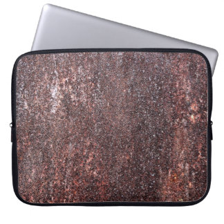 Vintage Metallstruktur mit Kratzern und Risse Laptopschutzhülle