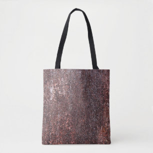 Vintage Metallstruktur mit Kratzern und Risse Tasche