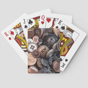 Vintage Metalltasten Klassische Spielkarten