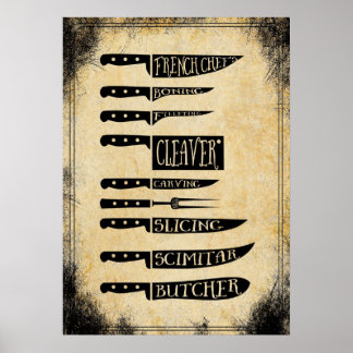 Vintage Metzgerei Poster