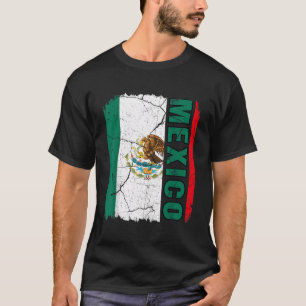 Vintage mexikanische Flagge - Mexikanischer Steilk T-Shirt