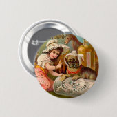 Vintage mexikanische Mustang Liniment Ad Button (Vorne & Hinten)