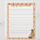 Vintage mexikanische Rezept-Seiten für Binder (Rückseite)