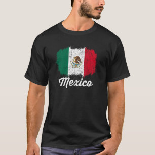 Vintage mexikanische Stadtflagge Mexikanische Kult T-Shirt