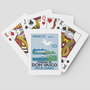 Vintage-Mexiko-Patzcuaro-Spielkarten Spielkarten