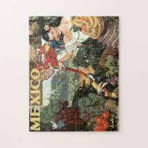 Vintage-Mexiko-Reiseposter
