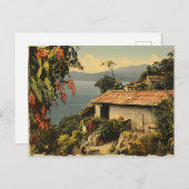 Vintage Mexiko-Straßen Postkarte (Vorne/Hinten)