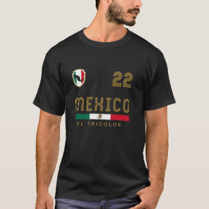 Vintage-Mexiko-Trikot-Fußball-Flagge-Fan-Geschenk T-Shirt