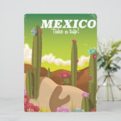 Vintage Mexiko-Wüste (Stehend Vorderseite)