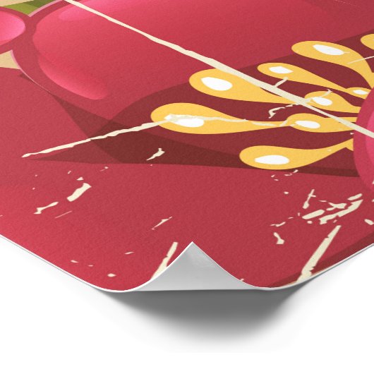 Vintage Mexiko-Wüste Poster (Ecke)