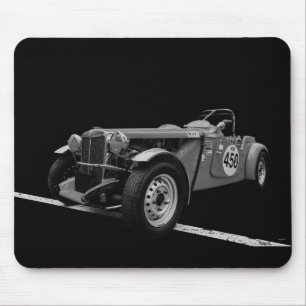 Vintage MG Nummer 450 Rennwagen Mousepad
