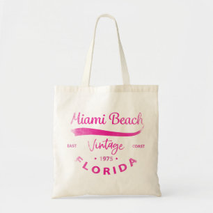 Vintage Miami-Beach, Florida, Ostküste Tragetasche
