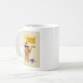 Vintage Miami Beach Kaffeetasse (Vorderseite Links)