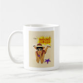 Vintage Miami Beach Kaffeetasse (Links)